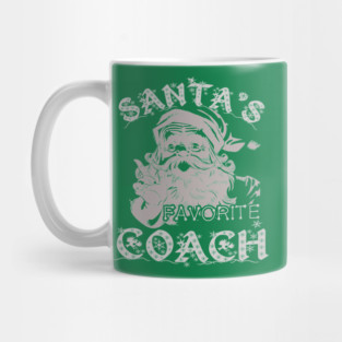 Santas Favorite Coach Christmas Holiday Mug