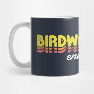 Retro Birdwatching Enthusiast Mug