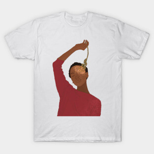 African american black woman minimal design T-Shirt