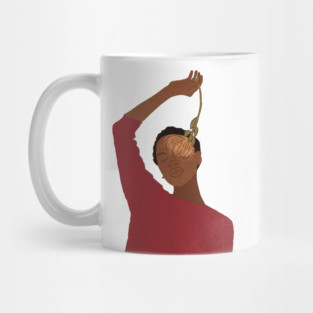 African american black woman minimal design Mug
