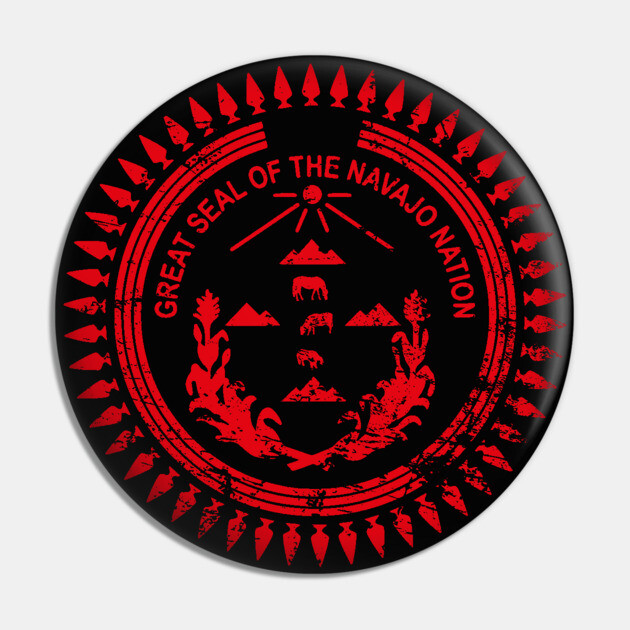 Navajo Nation Great Seal Navajo Pin TeePublic