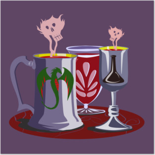 Beware the vessel with the pestle Posters and Art