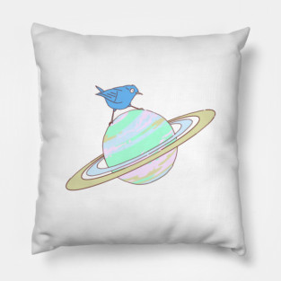 The blue sky is a Bird Pillow