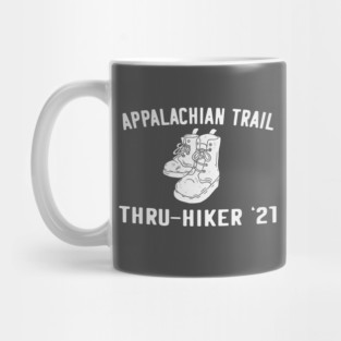 Appalachian Trail Thru Hiker 2021 (blanco) Mug