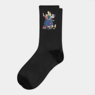 Alice in Wonderland Socks