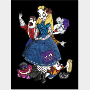 Alice in Wonderland Posters and Art