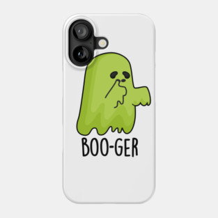 Boo-ger Cute Halloween Booger Ghost Pun Phone Case