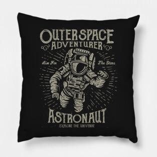 Outer Space Adventure - Astronaut - Explore The Universe Pillow