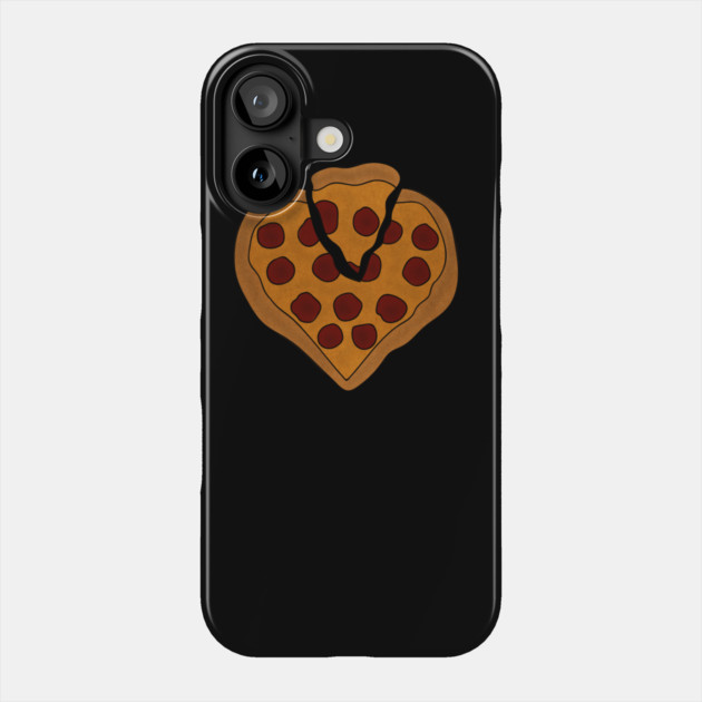 Pizza Love Heart, Pizza Lover Phone Case by logiamerch