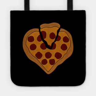Pizza Love Heart, Pizza Lover Tote