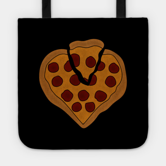 Pizza Love Heart, Pizza Lover Tote by logiamerch