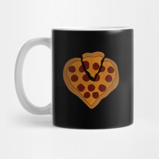 Pizza Love Heart, Pizza Lover Mug