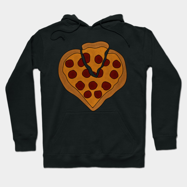 Pizza Love Heart, Pizza Lover Hoodie by logiamerch