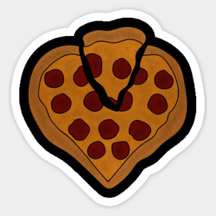 Pizza Love Heart, Pizza Lover Magnet