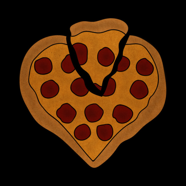 Pizza Love Heart, Pizza Lover by logiamerch