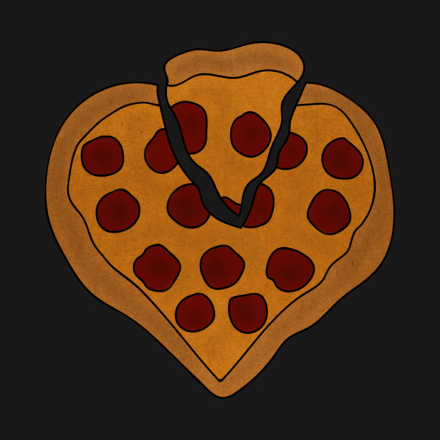 Pizza Love Heart, Pizza Lover by logiamerch