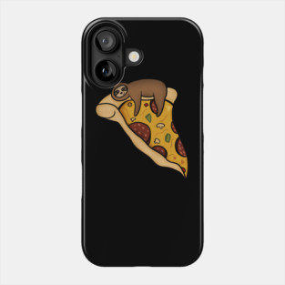Pizza Sloth, Pizza Slice Phone Case