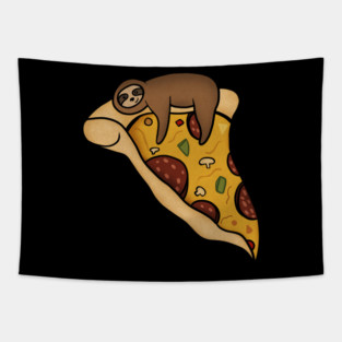 Pizza Sloth, Pizza Slice Tapestry