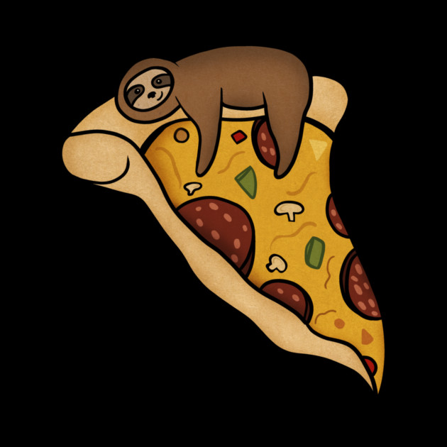 Pizza Sloth, Pizza Slice by logiamerch