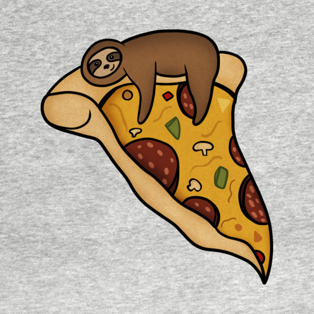 Pizza Sloth, Pizza Slice by logiamerch