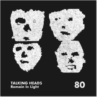 Talking Heads / Remain In Light / Minimalist Graphic Artwork Design Posters and Art