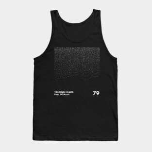 Talking Heads / Fear Of Music / Minimalist Graphic Artwork Design Tank Top
