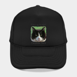 I Love My Beautiful Tuxedo Cat Hat