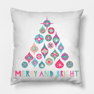 Vintage Christmas: Merry and Bright Pillow