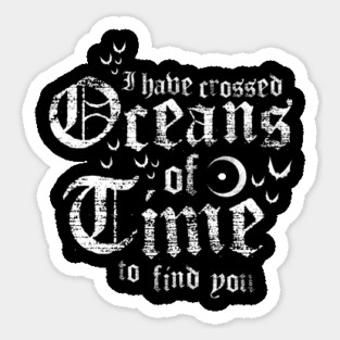 Oceans of Time - Vampire - Vintage Distressed Gothic Horror Sticker
