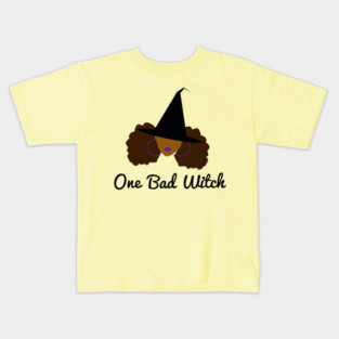 One Bad Witch Halloween Kids T-Shirt