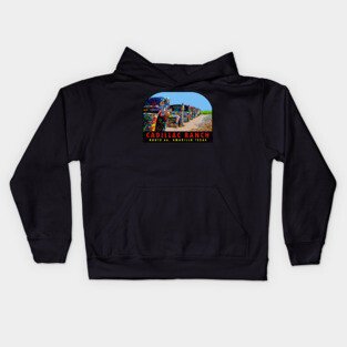 Cadillac Ranch Texas Vintage Kids Hoodie