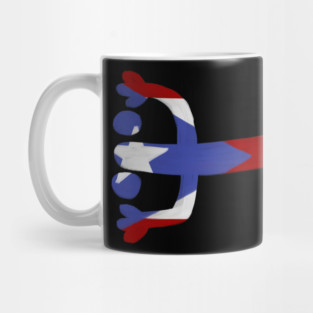 Puerto Rican Flag Frog Variant Mug