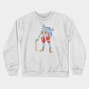 Galactic traveler Crewneck Sweatshirt