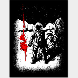 The Thing red Posters and Art