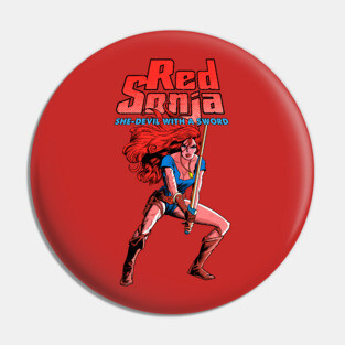Red Sonja Pin
