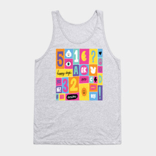 alphabet Tank Top