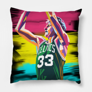 Larry Bird art Pillow
