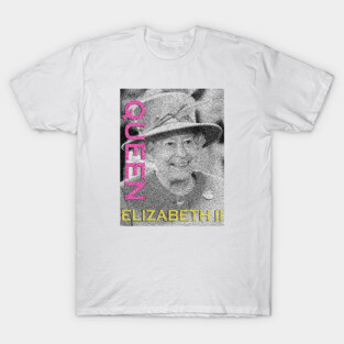 queen elizabeth ii portrait T-Shirt
