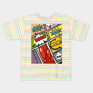 cartoon comic book Kids T-Shirt