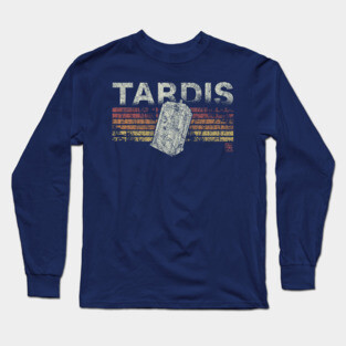 Retro Tardis Long Sleeve T-Shirt