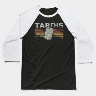 Retro Tardis Baseball T-Shirt