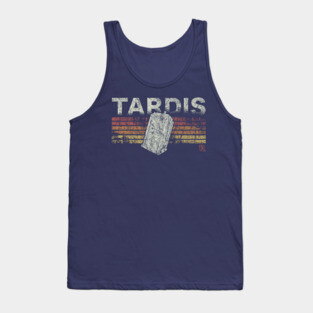 Retro Tardis Tank Top