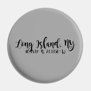 Long Island, New York Pin