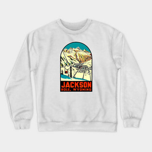 Jackson Hole Wyoming Vintage Crewneck Sweatshirt