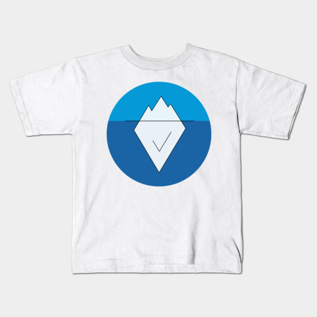 Iceberg Blue Kids T-Shirt by Youre Wrong About