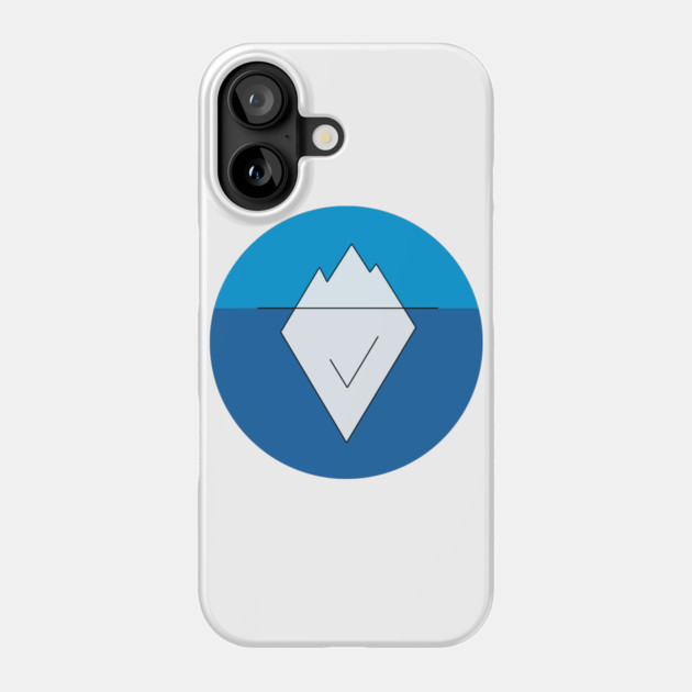 Iceberg Blue Phone Case by Youre Wrong About