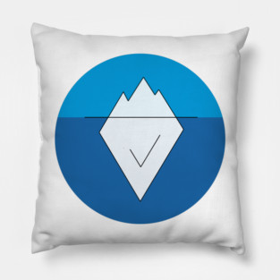 Iceberg Blue Pillow