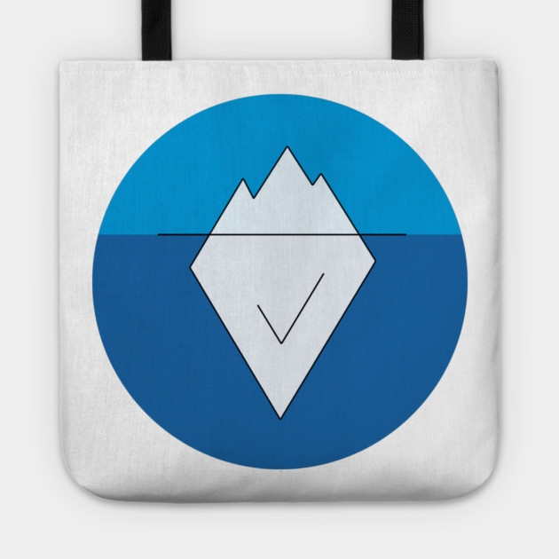 Iceberg Blue Tote by Youre Wrong About