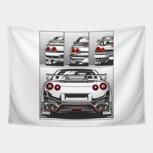 Generation of Nissan GTR Series Tapestry