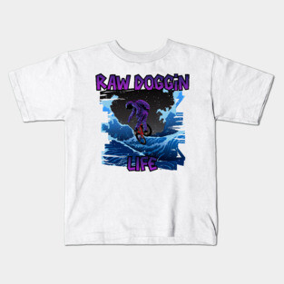 Raw Doggin Life, Moon Man Kids T-Shirt